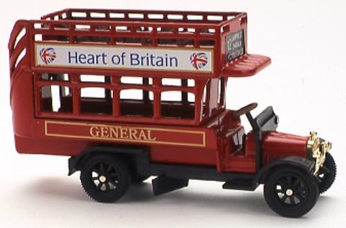 OXFORD DIECAST B012 Heart of Britain Oxford Original Bus 1:76 Scale Model Omnibus Theme