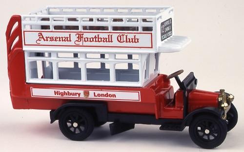 OXFORD DIECAST B022 Arsenal Oxford Original Bus 1:76 Scale Model Omnibus Theme