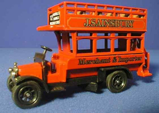 OXFORD DIECAST B031 Sainsbury Cereal Oxford Original Bus 1:76 Scale Model Omnibus Theme