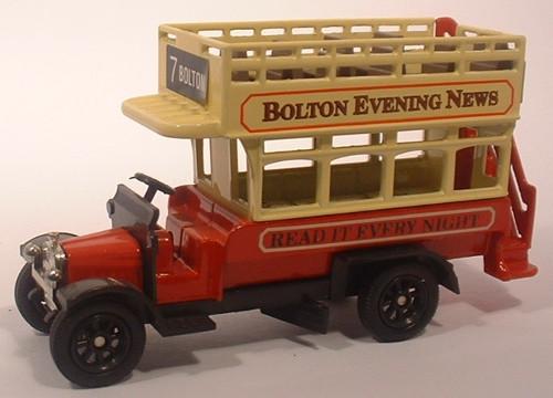 OXFORD DIECAST B041 Bolton Evening News Oxford Original Bus 1:76 Scale Model Omnibus Theme