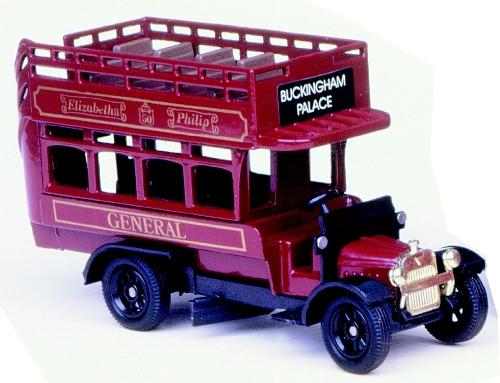 OXFORD DIECAST B051 Elizabeth & Philip Oxford Original Bus 1:76 Scale Model Omnibus Theme