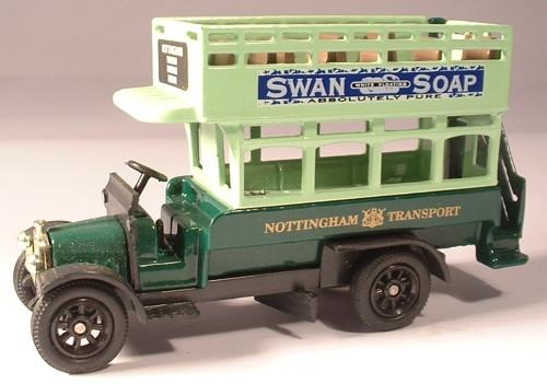 OXFORD DIECAST B058 Nottingham Transport Oxford Original Bus 1:76 Scale Model Omnibus Theme