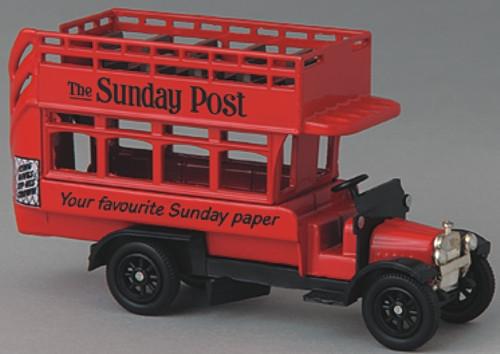 OXFORD DIECAST B065 Sunday Post Oxford Original Bus 1:76 Scale Model Omnibus Theme