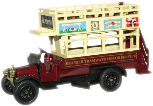 OXFORD DIECAST B075 Beamish Oxford Original Bus 1:76 Scale Model Omnibus Theme