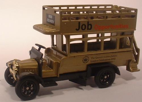 OXFORD DIECAST B079 Job Opportunities Oxford Original Bus 1:76 Scale Model Omnibus Theme