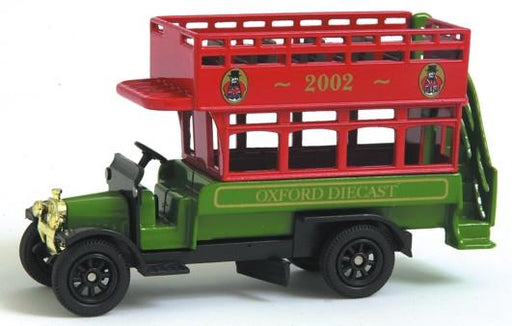 OXFORD DIECAST B080 Christmas Vehicle 2002 Oxford Original Bus 1:76 Scale Model Omnibus Theme