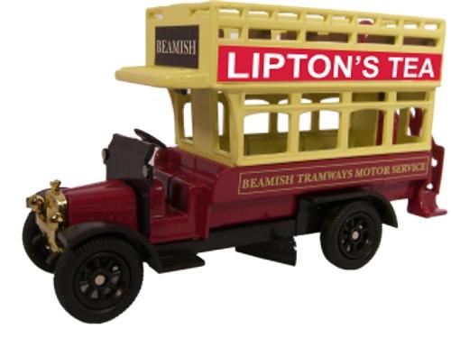 OXFORD DIECAST B086 Liptons Oxford Original Bus 1:76 Scale Model Omnibus Theme