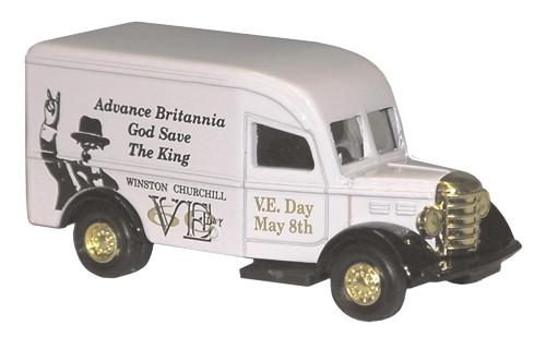 OXFORD DIECAST BED020 Churchill Van Oxford Originals Non Scale Model Military Theme