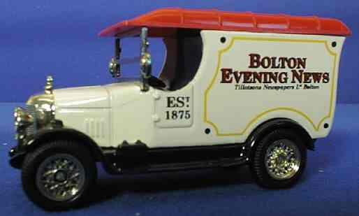 OXFORD DIECAST BULL131G Bolton Evening News Oxford Originals Non Scale Model 