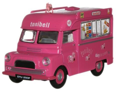 OXFORD DIECAST CA027 Tonibell Bedford CA Ice Cream with cow 1:43 Scale Model Ice Cream Theme
