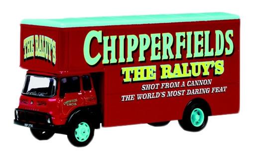 OXFORD DIECAST CH014 Chipperfield TK Pantechnicon Chipperfield 1:76 Scale Model Circus Theme