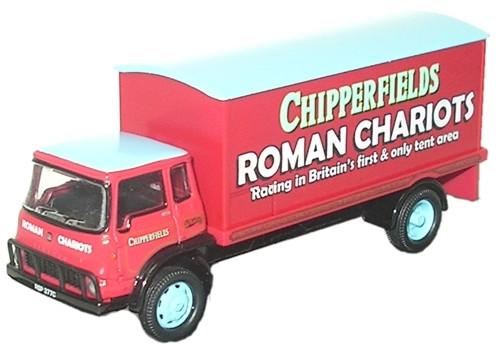 OXFORD DIECAST CH018 Chipperfield TK Box Van Chipperfield 1:76 Scale Model Circus Theme