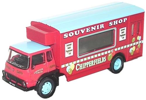 OXFORD DIECAST CH020 Chipperfield Mobile Shop Chipperfield 1:76 Scale Model Circus Theme