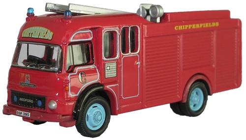 OXFORD DIECAST CH030 Bedford TK Fire Engine Chipperfield 1:76 Scale Model Circus Theme