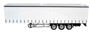 Cararama 1_50 Scale Trailer White - 1:50 Scale CR027