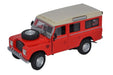 Cararama Red Land Rover Series III - 1:43 Scale CRLAND3RED