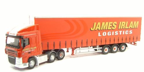 OXFORD DIECAST DAF01CS James Irlam Oxford Haulage 1:76 Scale Model Modern Trucks Theme