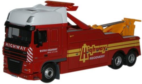 OXFORD DIECAST DAF04REC Highway Recovery DAF Boniface Recovery Truck 1:76 Scale Model