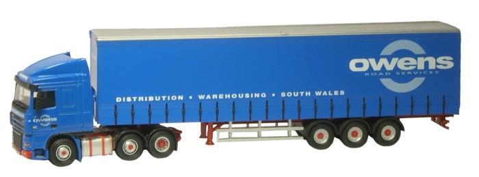 OXFORD DIECAST DAF09CS Owens DAF 105 Oxford Haulage 1:76 Scale Model 