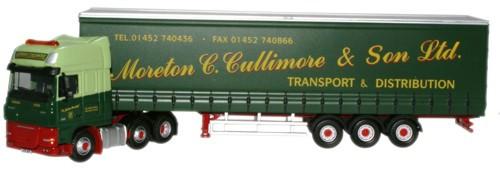 OXFORD DIECAST DAF12CS Moreton C Cullimore DAF 105 XXL Curtainside Oxford Haulage 1:76 Scale Model 