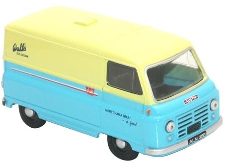 OXFORD DIECAST JA001 Walls Oxford Commercials 1:43 Scale Model Ice Cream Theme