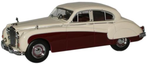 OXFORD DIECAST JAG9001 Cream/Imperial Maroon Jaguar MkIX Oxford Automobile 1:43 Scale Model 