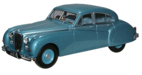 OXFORD DIECAST JAGVII005 Jaguar MK VII - Twilight Blue Oxford Automobile 1:43 Scale Model 