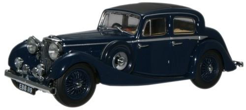 OXFORD DIECAST JSS006 Dark Blue SS Jaguar Oxford Automobile 1:43 Scale Model 