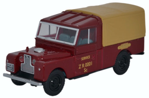 Oxford Diecast Land Rover Series 1 109inch Canvas British Railways LAN1109009