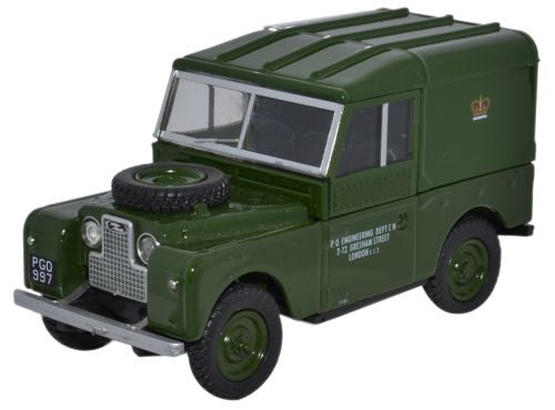Oxford Diecast Land Rover Series 1 88 Hard Top Post Office Telephones LAN188006