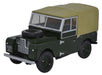 Oxford Diecast Land Rover Series 1 88 Canvas Bronze Green - 1:43 Scale LAN188009