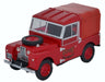 Oxford Diecast Land Rover Series 1 88" Hard Top Rover Fire Brigade LAN188010