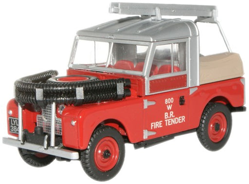 Oxford Diecast Land Rover 88 Fire British Rail - 1:43 Scale LAN188015