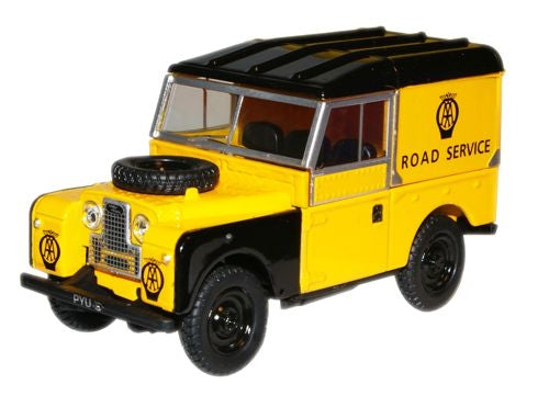 Oxford Diecast AA Land Rover 88 Closed - 1:43 Scale