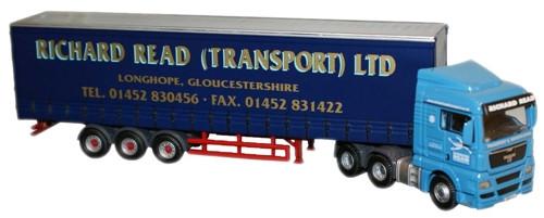 OXFORD DIECAST MAN01CS Richard Read MAN TGX Oxford Haulage 1:76 Scale Model 