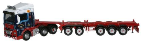 OXFORD DIECAST MAN01CT Robert Laidlaw MAN TGX D-TEC CombiTrailer Oxford Haulage 1:76 Scale Model 