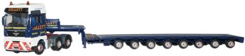 OXFORD DIECAST MAN02LL Collett MAN TGX Low Loader Oxford Haulage 1:76 Scale Model 