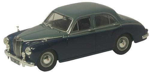 OXFORD DIECAST MGZ002 Steel Blue/Mineral Blue MGZB Varitone Oxford Automobile 1:43 Scale Model 