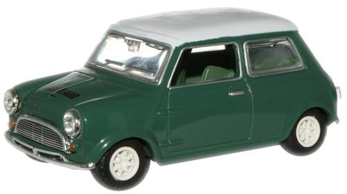 OXFORD DIECAST MIN013 Almond Green/White Mini Car Oxford Cars 1:43 Scale Model 