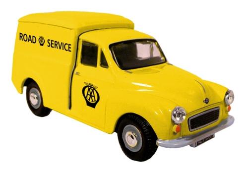 OXFORD DIECAST MM016 Morris Minor AA - old logo Oxford Commercials 1:43 Scale Model Breakdown Theme