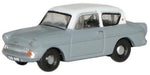 OXFORD DIECAST N105004 Grey/WhiteFord Anglia Oxford Automobile 1:148 Scale Model 