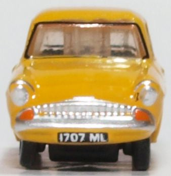 Oxford Diecast Ford Anglia Yellow (Vyvian) N105008