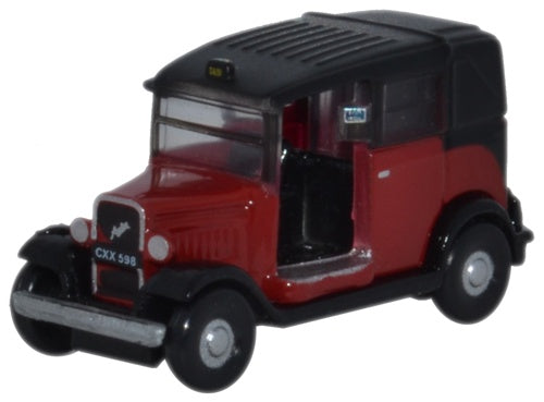 Oxford Diecast Austin Low Loader Taxi Burgundy - 1:148 Scale NAT004