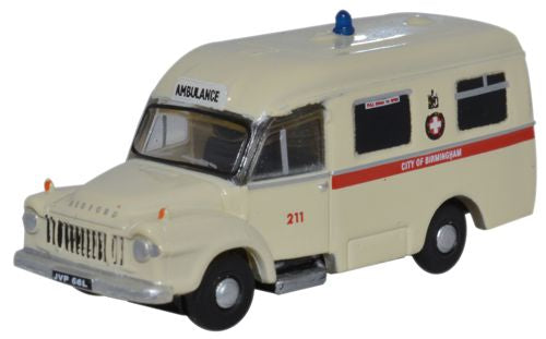 Oxford Diecast Birmingham Bedford Lomas Ambulance - 1:148 Scale NBED002