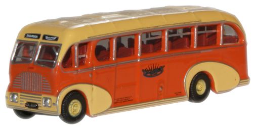 Oxford Diecast Yelloway Burlingham Sunsaloon - 1:148 Scale NBS002