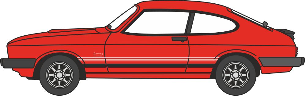 NCAP004 Ford Capri Mk3 Sebring Red
