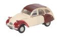 Oxford Diecast Citroen 2CV Plum/Custard NCT005