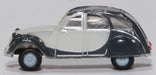 Oxford Diecast Citroen 2CV Charleston Two Tone Grey NCT006