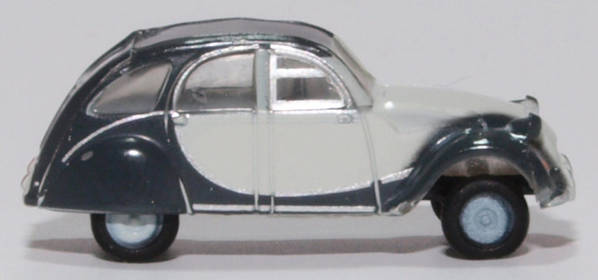 Oxford Diecast Citroen 2CV Charleston Two Tone Grey NCT006