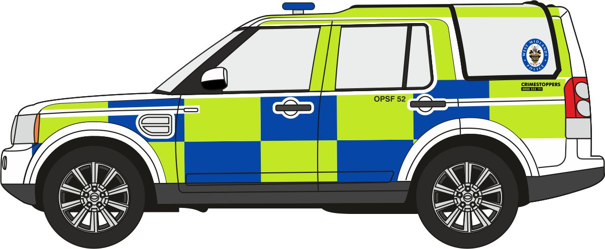 NDIS006 Land Rover Discovery 4 West Midlands Police